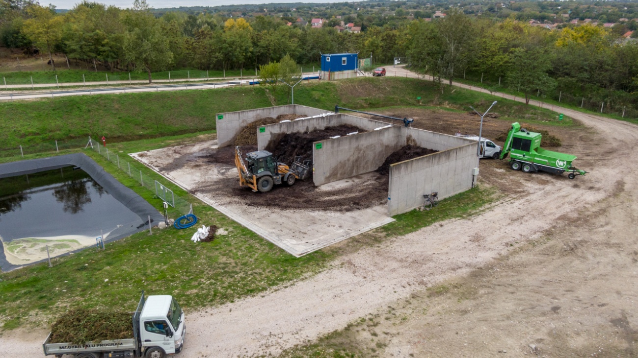 Mikro méretű zöldhulladék komposztáló Magyarországon