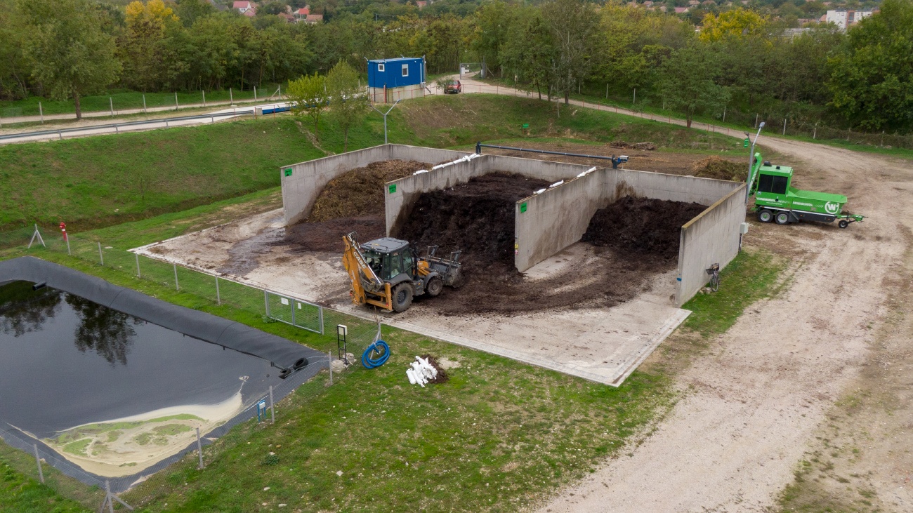 Mikro méretű zöldhulladék komposztáló Magyarországon